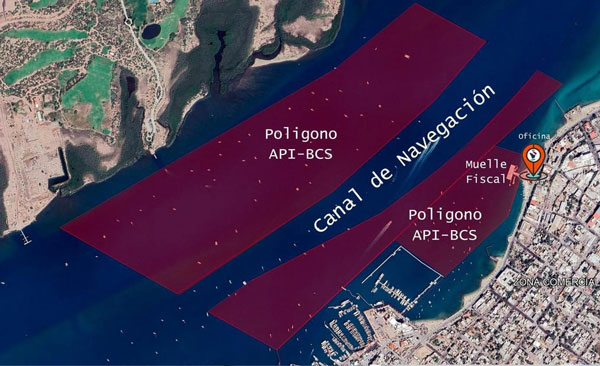 The above map shows the areas you will need to pay the API anchoring fee.